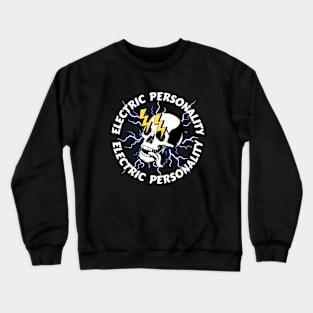 Electric Personality Skull Crewneck Sweatshirt